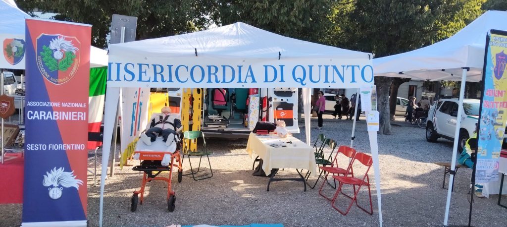 Festa della Protezione Civile: la Misericordia di Quinto in piazza